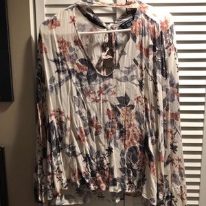 Crepe Floral Shirt